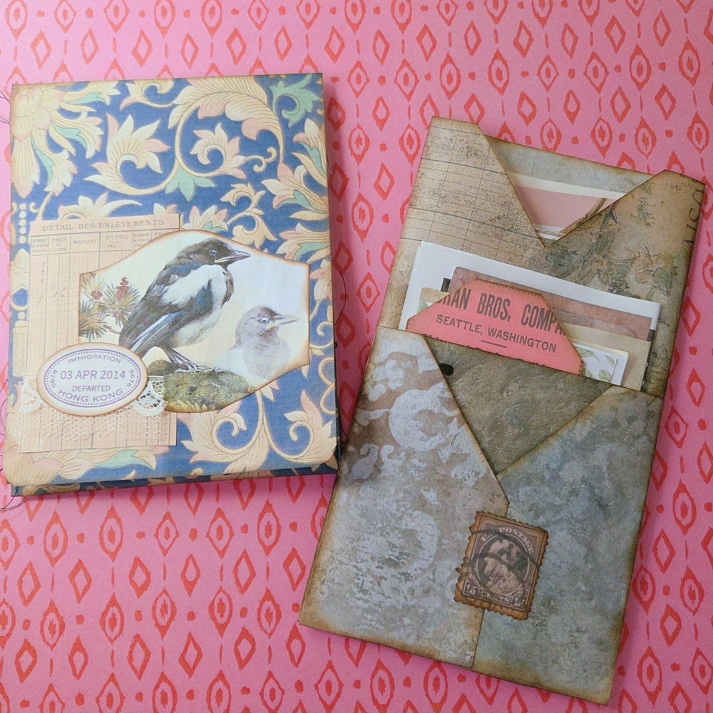 Vintage-Inspired Decorative Envelopes Set